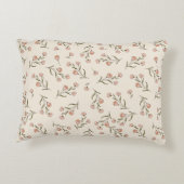 お子様の寝室に最適なオリジナルフラワーフォトピロー アクセントクッション (裏面)