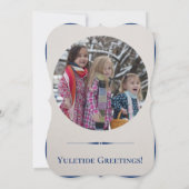 お子様の挨拶状の交換 カード (裏面)