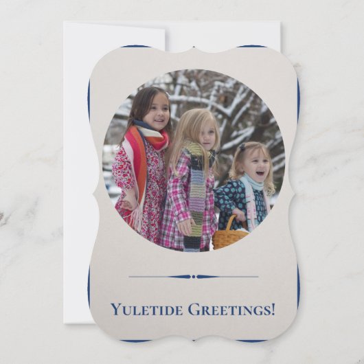 お子様の挨拶状の交換 カード (裏面)