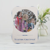 お子様の挨拶状の交換 カード (スタンド正面)