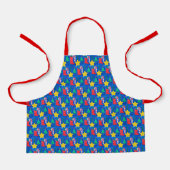 お子様の絵でオリジナルエプロンを作ろう エプロン (正面)