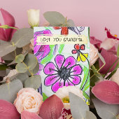 お子様の絵と写真でカスタム グランマカードを追加 箔シーズンカード