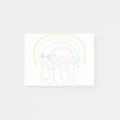 お子様の絵をアップロード 子供の作品を ポストイット (正面)