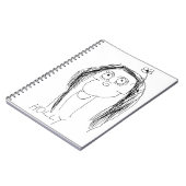 お子様の絵をモーテルデーのギフトに ノートブック (左側)