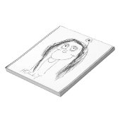 お子様の絵 母の日ギフト ノートパッド (回転)