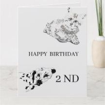 お子様の誕生日グリーティングカード2nd