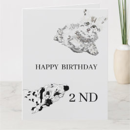 お子様の誕生日グリーティングカード2nd カード