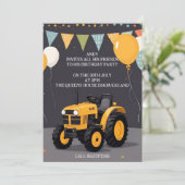 お子様の誕生日パーティーのカスタマイズ招待状 招待状 (スタンド正面)