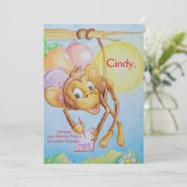 お子様の誕生日専用のグリーティングカード サンキューカード (スタンド正面)