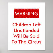 お子様を見守る ポスター (正面)