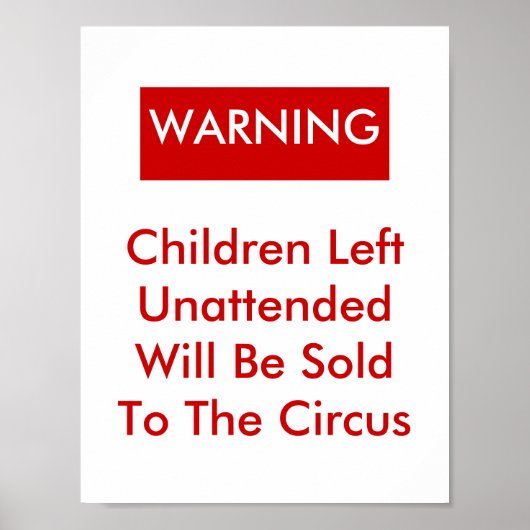 お子様を見守る ポスター (正面)