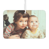 お子様カスタムの写真の作成モダン カーエアーフレッシュナー (正面)