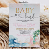 お子様乗車中 海の中への招待 女の子 招待状