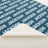 お子様向けブランケット – お好きな色を選んでください! シェルパブランケット (3/4)