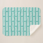 お子様向けブランケット – お好きな色を選んでください! シェルパブランケット (正面(横))