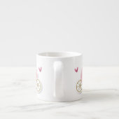 お子様向けマグカップ - プリンセスの馬車 グリッターハート エスプレッソカップ (裏面)