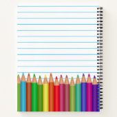 お子様専用のスケッチブック鉛筆 ノートブック (裏面)