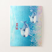 お子様専用の赤ちゃんサメ ジグソーパズル (縦)