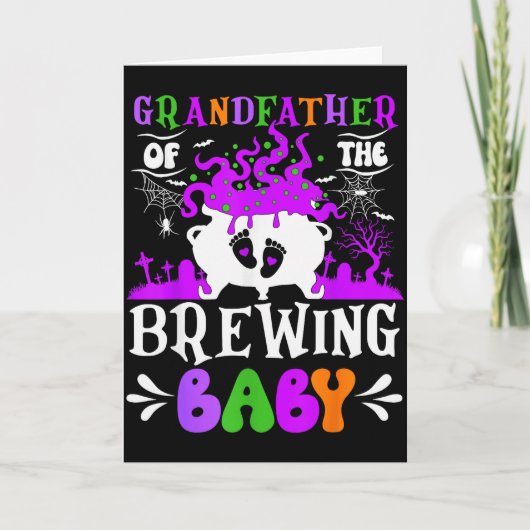 お孫さんのパパになるハロウィンおじいちゃん カード (正面)