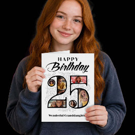 お孫さんの25歳の誕生日カード