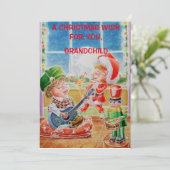 お孫さんへの特別なクリスマスカード シーズンカード (スタンド正面)