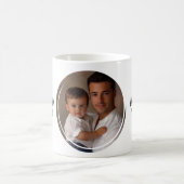 お宅のみ私の写真カスタム写真 コーヒーマグカップ (中央)