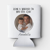 お宅のみ私の写真カスタム写真 缶クーラー (裏面)