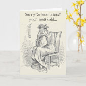 お宅の方が冷たいと聞いてすみません カード (黄色い花)