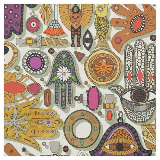 お守りハネデウ生地 ファブリック (見本)