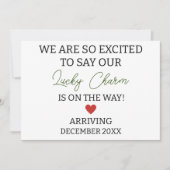 お守り妊娠なんて言われてうれしいよ 案内状 (正面)