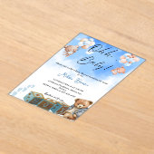 お守り アクリル招待状 (レイダウン)