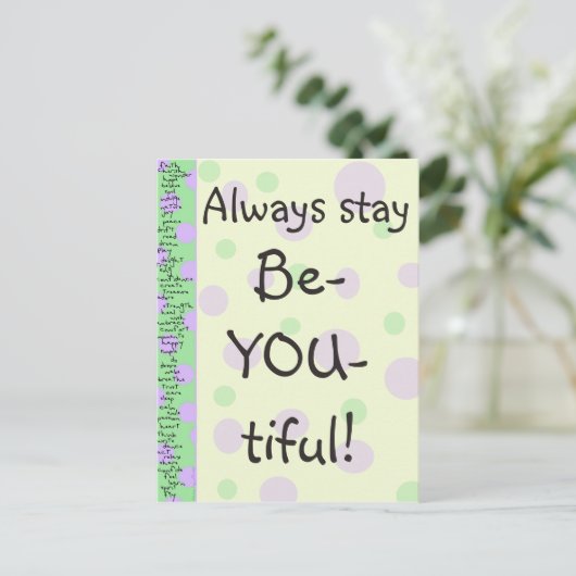 お守り ポストカード (スタンド正面)