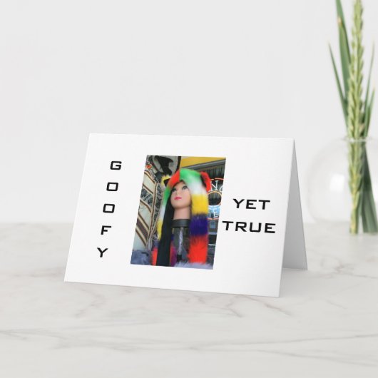 お客おっちょこちょいの様との真の幸せな共有誕生日 カード (正面)