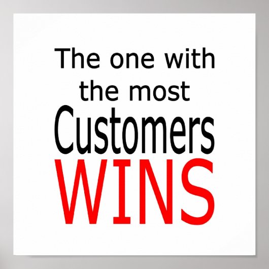 お客が多い方が勝つ ポスター (正面)