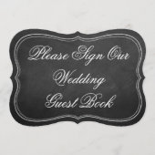 お客さま結婚のChalkboardサインを (正面)