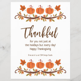 お客カスタム様への感謝の気持ち チラシ