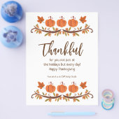 お客カスタム様への感謝の気持ち チラシ (シングル)