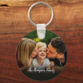 お客様お気に入りのの2枚の家族の写真 キーホルダー (裏面)