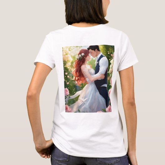 お客様からのトレン後を追ディング Tシャツ (裏面)