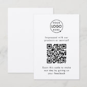 お客様からのフィードバック |クラフ素朴トQRコードビジネス エンクロージャーカード (正面/裏面)