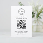 お客様からのフィードバック |クラフ素朴トQRコードビジネス エンクロージャーカード (スタンド正面)