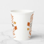 お客様がぐらつかれるまで、友情あるディナーがゴブルに 紙コップ (右)