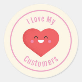 お客様が大好き ラウンドシール