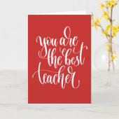 お客様が最高の先生 カード (黄色い花)