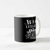 お客様が理解できないのは異例だ コーヒーマグカップ (正面右)