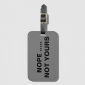 お客様ではない ラゲッジタグ (正面縦)