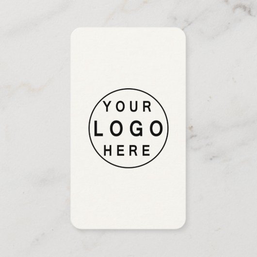 お客様との接続 |ソーシャルメディアQRコードホワイトクリーム 名刺 (裏面)