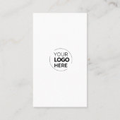 お客様との接続 |ソーシャルメディアQRコードホワイト 名刺 (裏面)