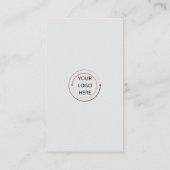 お客様との接続 | ソーシャルメディアQRコーモダンド 名刺 (裏面)