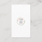 お客様との接続 | ソーシャルメディアQRコーモダンド 名刺 (裏面)